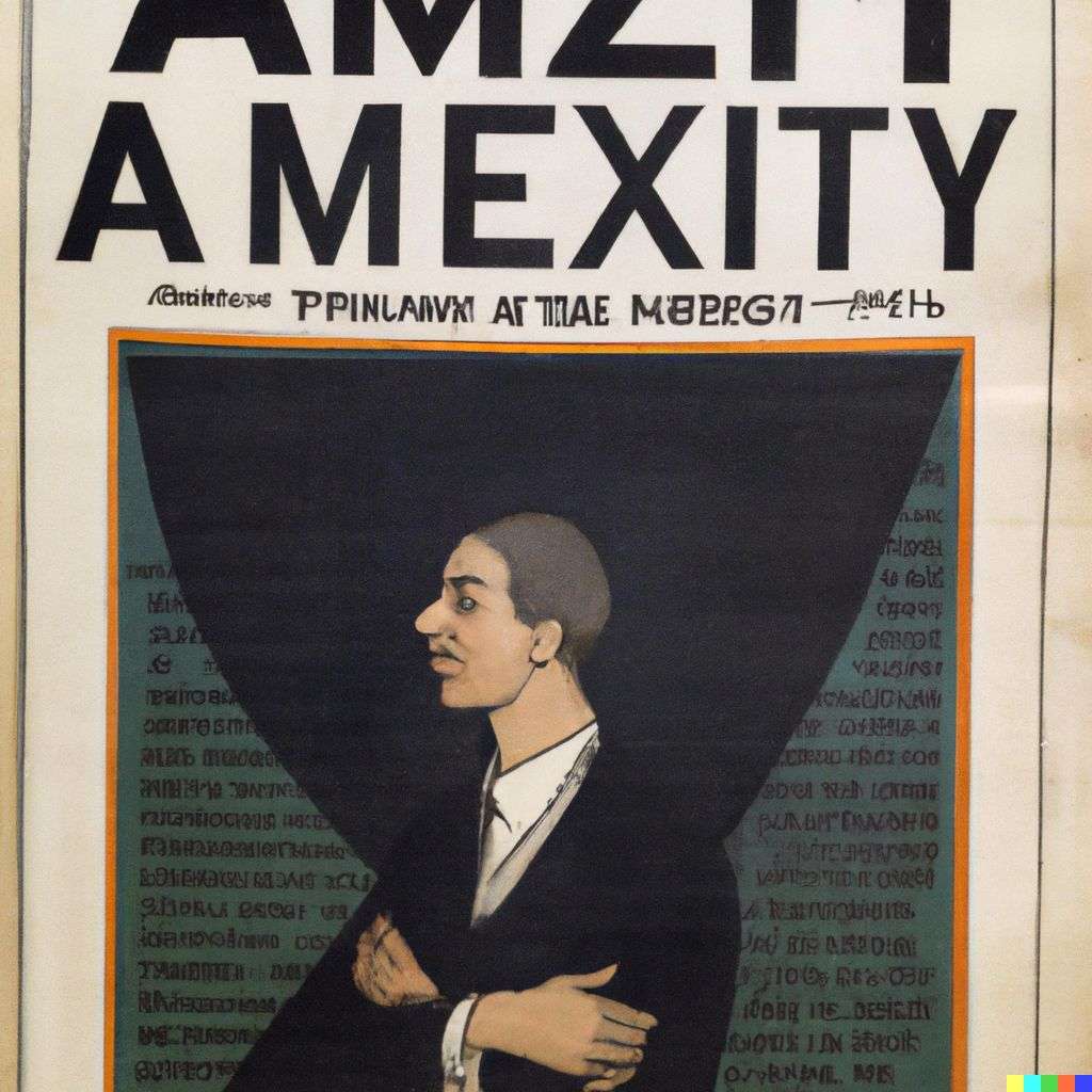 a representation of anxiety, front cover of Time magazine, 1920